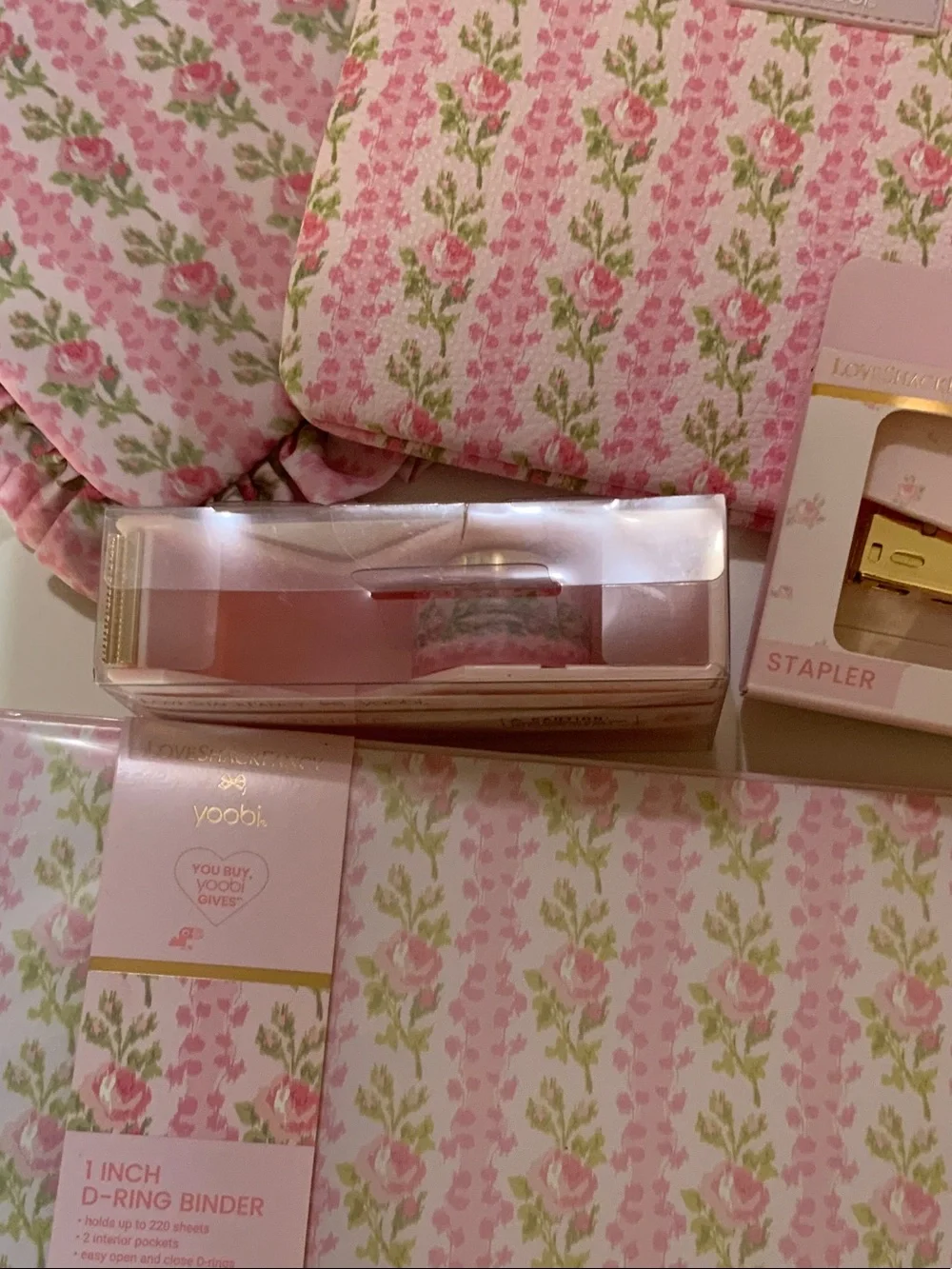 Loveshackfancy Blooming Heirloom Pink Floral Stationery Set - Brand